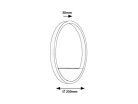 Thric, beltéri fali, LED15W,D25cm, fekete/arany