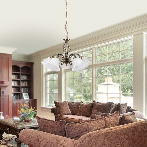 Beckworth 5 ágú csillár E14 5x40W bronz