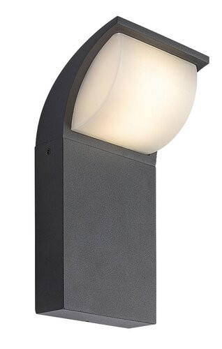 Hongkong,kül.fali, LED9W,fekete, L10cm