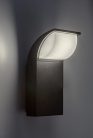 Hongkong,kül.fali, LED9W,fekete, L10cm
