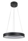 Ceilo, beltéri függőlámpa LED38W, D48cm, fekete