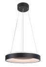 Ceilo, beltéri függőlámpa LED38W, D48cm, fekete