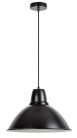Wilbour, beltéri függőlámpa E27MAX60W, D36,fekete