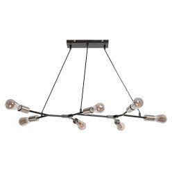 Branwen, beltéri függőlámpa E27 7xMAX25W, L91cm