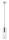 Esta, beltéri függőlámpa E27 1xMAX40W, króm