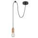Dollien,ind.pend. E27 1xMAX60W, H210cm