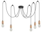 Dollien, beltéri függőlámpa E27 5xMAX60W, H210cm