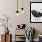 Niylah, beltéri függőlámpa E27 1xMAX25W, H120cm