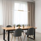 Tamur, beltéri függőlámpa LED26W, L110cm,fa/fehér