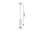 Toras, beltéri függőlámpa GU10 1xMAX5W, H150cm