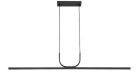 Elia, beltéri függőlámpa LED25W, L120cm, m.fekete