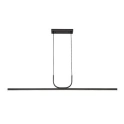 Elia, beltéri függőlámpa LED25W, L120cm, m.fekete