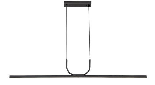 Elia, beltéri függőlámpa LED25W, L120cm, m.fekete