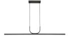 Elia, beltéri függőlámpa LED25W, L120cm, m.fekete