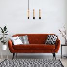 Braulia, beltéri függőlámpa GU10 3xMAX50W, L61cm