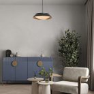 Hafsa, beltéri függőlámpa LED24W, D40cm,H60-120cm