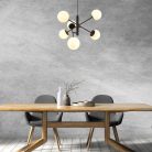Meduza, beltéri függőlámpa E14 G45 6xMAX20W,L58cm