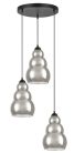 Salvatore, beltéri függőlámpa E27 3xMAX40W, L35cm