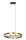 Thric, beltéri függőlámpa LED42W,D60cm, fekete/arany