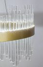 Mabel, beltéri függőlámpa LED36W, D58cm, arany