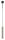Thelma, beltéri függőlámpa LED10W, H170cm, D4cm