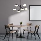 Madi, beltéri függőlámpa LED24W, H80-150cm