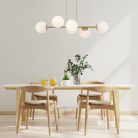 Kiara, beltéri függőlámpa E27 6xMAX35W, L91cm