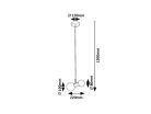 Lition, beltéri függőlámpa G9 2xMAX28W, L22cm