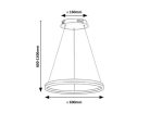 Isaure, beltéri függőlámpa LED35W, D60cm