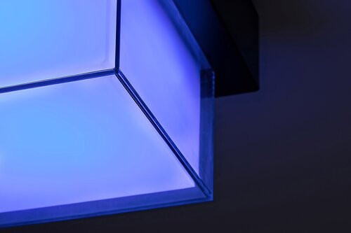 Durbe,kül.fali/ mennyezeti LED10W, szögletes
