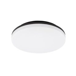 Pernik,kül. mennyezeti LED24W, fekete, kerek