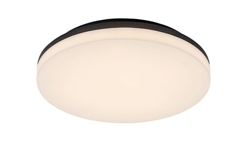 Pernik,kül. mennyezeti LED24W, fekete, kerek