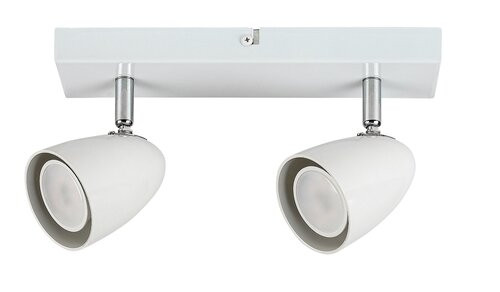 Perico, beltéri mennyezeti GU10 2xMAX5W, fehér