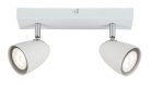 Perico, beltéri mennyezeti GU10 2xMAX5W, fehér