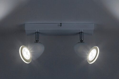 Perico, beltéri mennyezeti GU10 2xMAX5W, fehér
