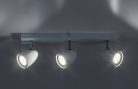 Perico, beltéri mennyezeti GU10 3xMAX5W, fehér