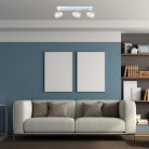 Perico, beltéri mennyezeti GU10 3xMAX5W, fehér