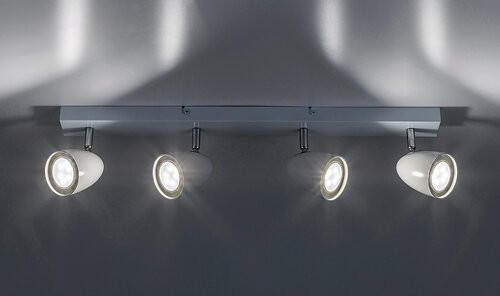 Perico, beltéri mennyezeti GU10 4xMAX5W, fehér