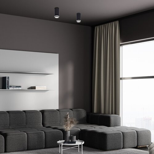 Senobia, beltéri mennyezeti GU10 1xMAX35W, H12cm