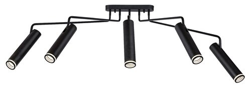 Senobia, beltéri mennyezeti GU10 5xMAX35W,L130cm