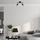Lilou, beltéri mennyezeti GU10 2xMAX25W, L25cm