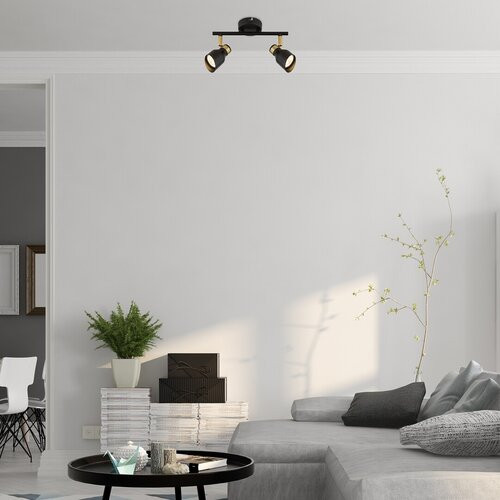 Lilou, beltéri mennyezeti GU10 2xMAX25W, L25cm