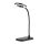 Hardin, beltéri asztali, LED5W, H29cm,fekete
