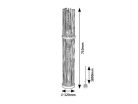 Roxas, beltéri álló, E27 2xMAX40W, H71cm