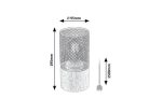 Callum, beltéri asztali,E27 1xMAX25W,H19,5cm
