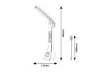Amato, beltéri asztali, LED7W, H44cm, fekete