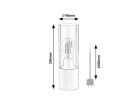 Ronno, beltéri asztali, E27 1xMAX25W,H29,5cm