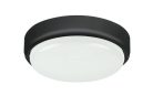 Hort,kül.fali/mennyezeti LED15W, fekete,kerek