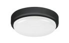 Hort,kül.fali/mennyezeti LED15W, fekete,kerek