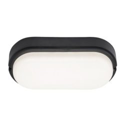 Hort,kül.fali/mennyezeti LED15W,fekete,ovális